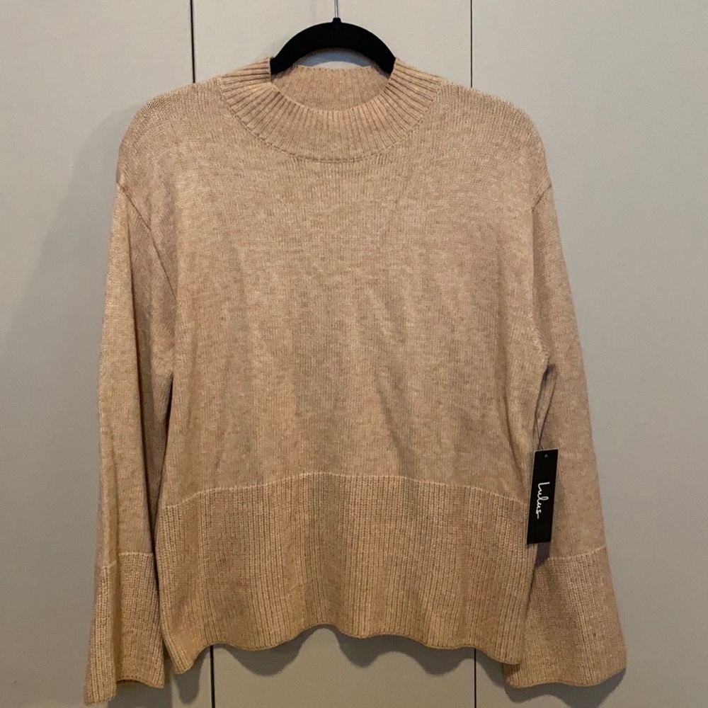 NWT Lulu’s Oversized Mock Neck Sweater
